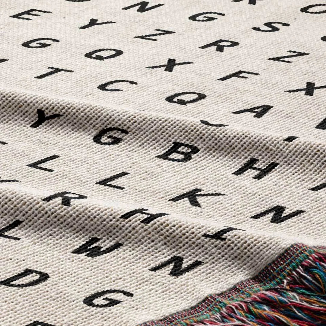 Cookout Word Search Studio Woven Throw Blanket, Designed With Meaning