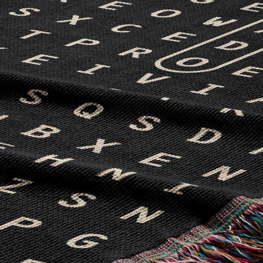 Fort Collins, Colorado Woven Blanket - Word Search Studio by Designed With Meaning