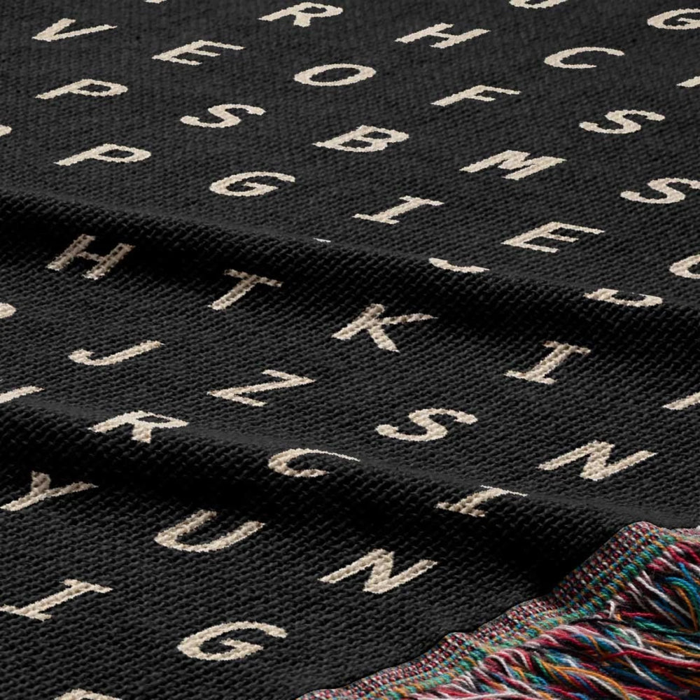 Southern Comforts Word Search Studio Woven Throw Blanket, Designed With Meaning