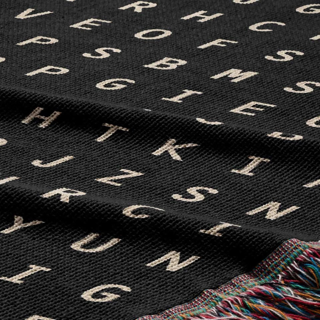 Southern Comforts Word Search Studio Woven Throw Blanket, Designed With Meaning