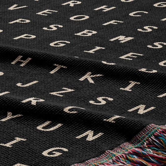 Southern Comforts Word Search Studio Woven Throw Blanket, Designed With Meaning