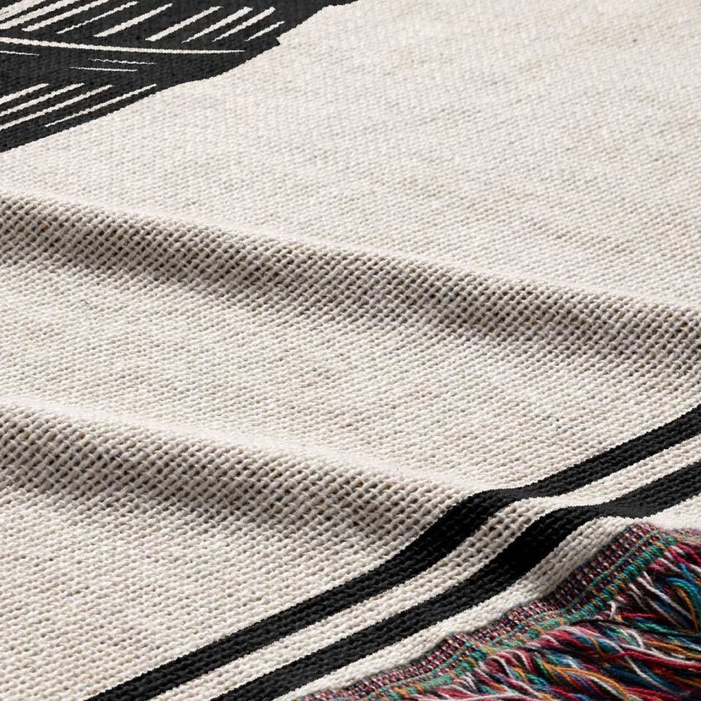 Bourbon Barrel Woven Throw Blanket, Personalized Gift, Designed With Meaning