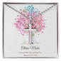 Cross Necklace - Baptism Gift for Girl - Personalized