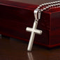Cross Necklace - Baptism Gift for Girl - Personalized