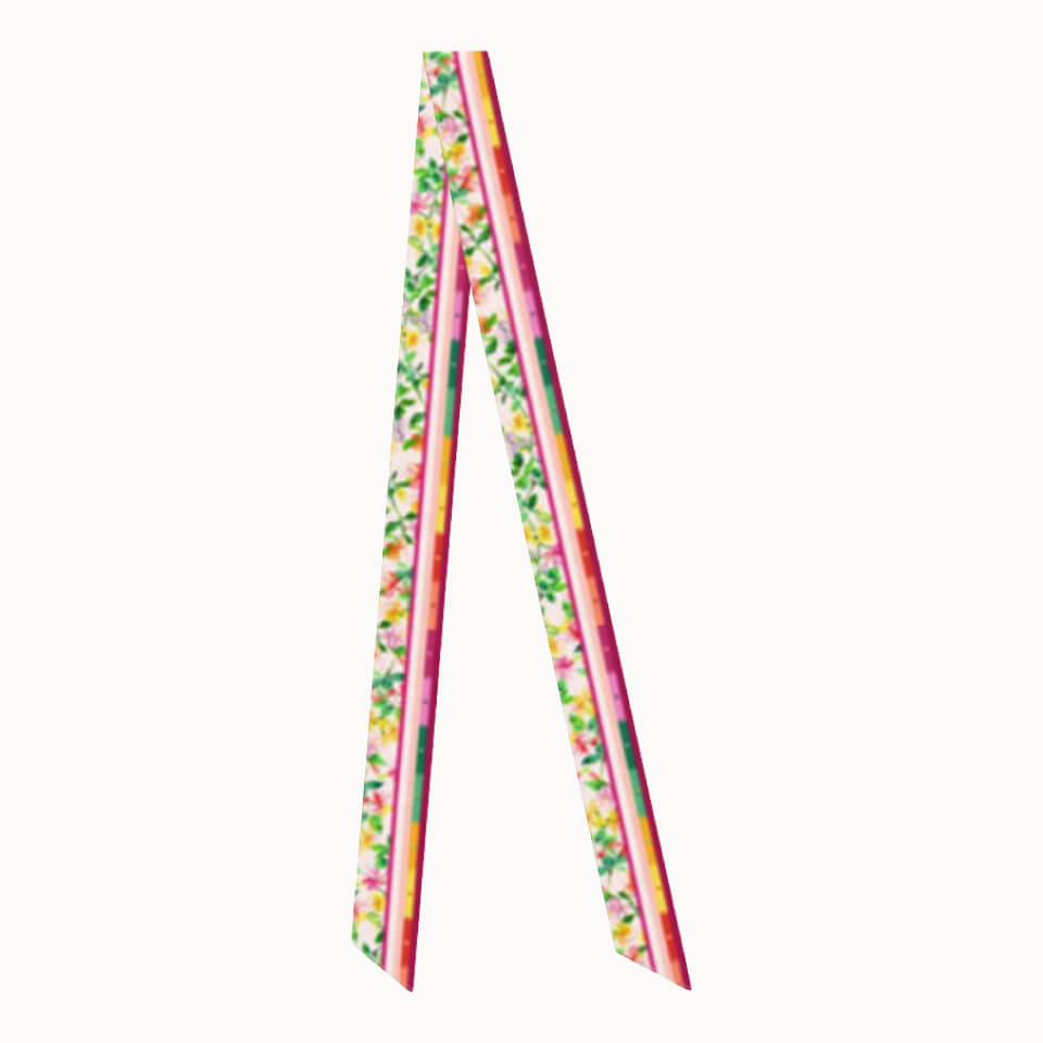 Honeysuckle Flower Silk Ribbon Scarf, Designed With Meaning