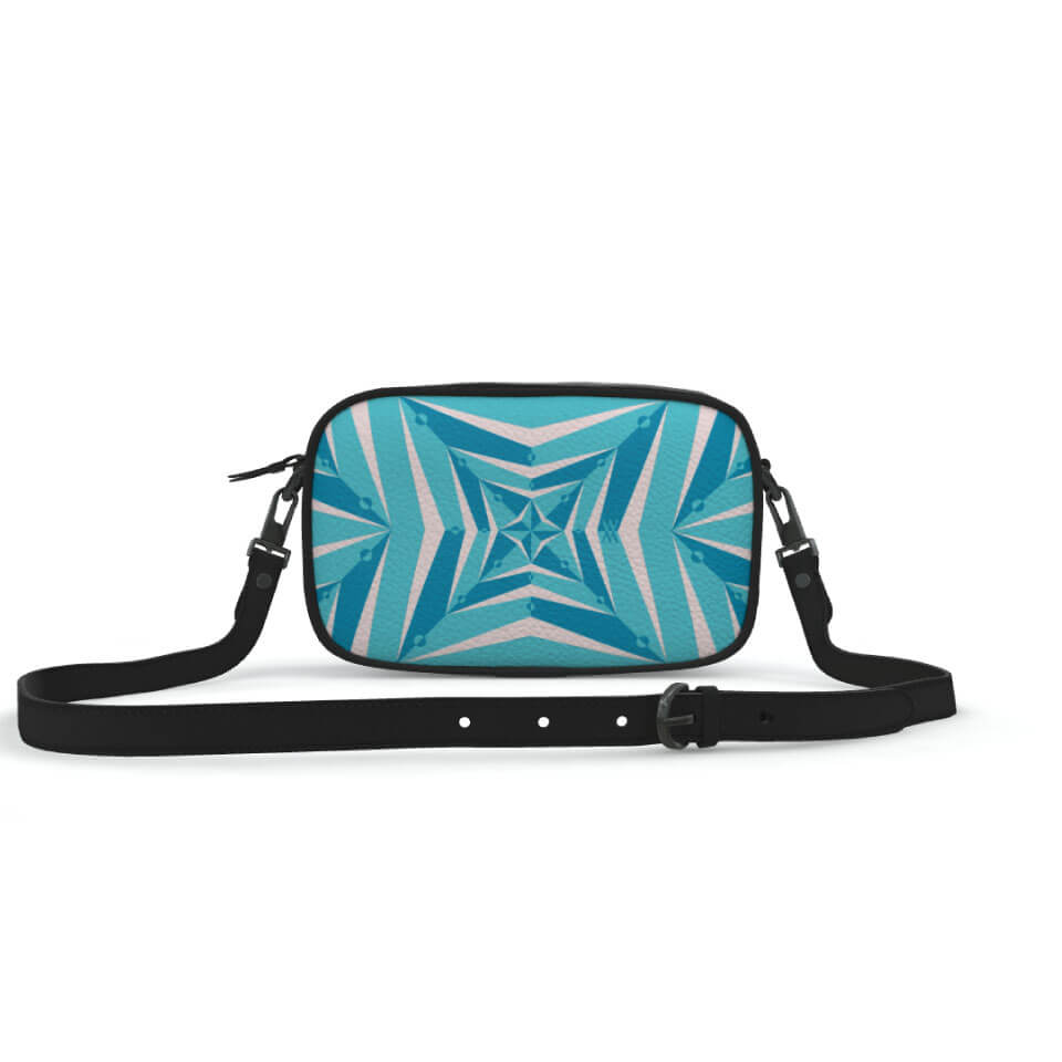 Stella Voyager 22 Camera Bag Lagoon, Leather Crossbody Bag, Designed With Meaning