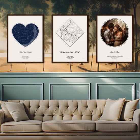 Personalized Star Map, Street Map, or Photo Gift, Designed With Meaning
