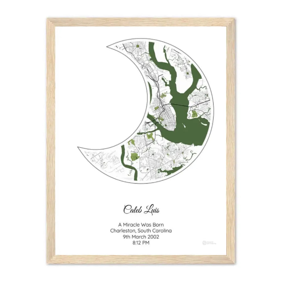 Personalized Gift for Son - Choose Star Map, Street Map, or Your Photo