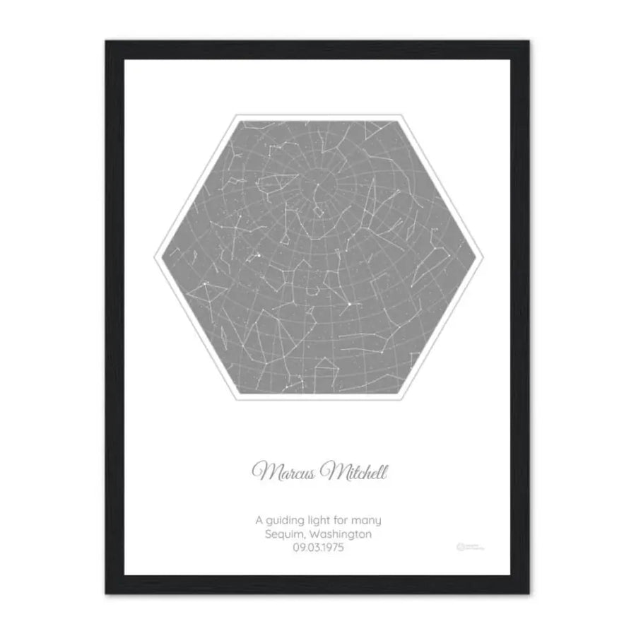 Personalized Gift for Mentor - Choose Star Map, Street Map, or Your Photo