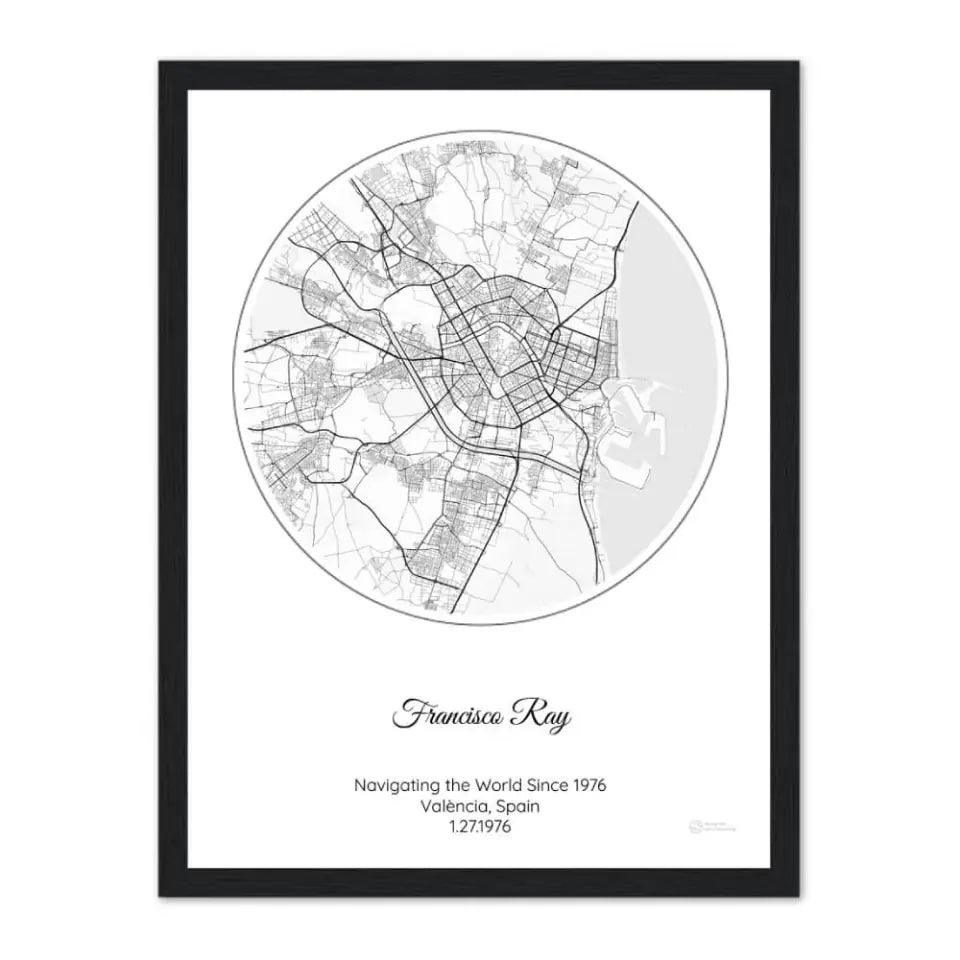 Personalized Gift for Step-Father - Choose Star Map, Street Map, or Your Photo