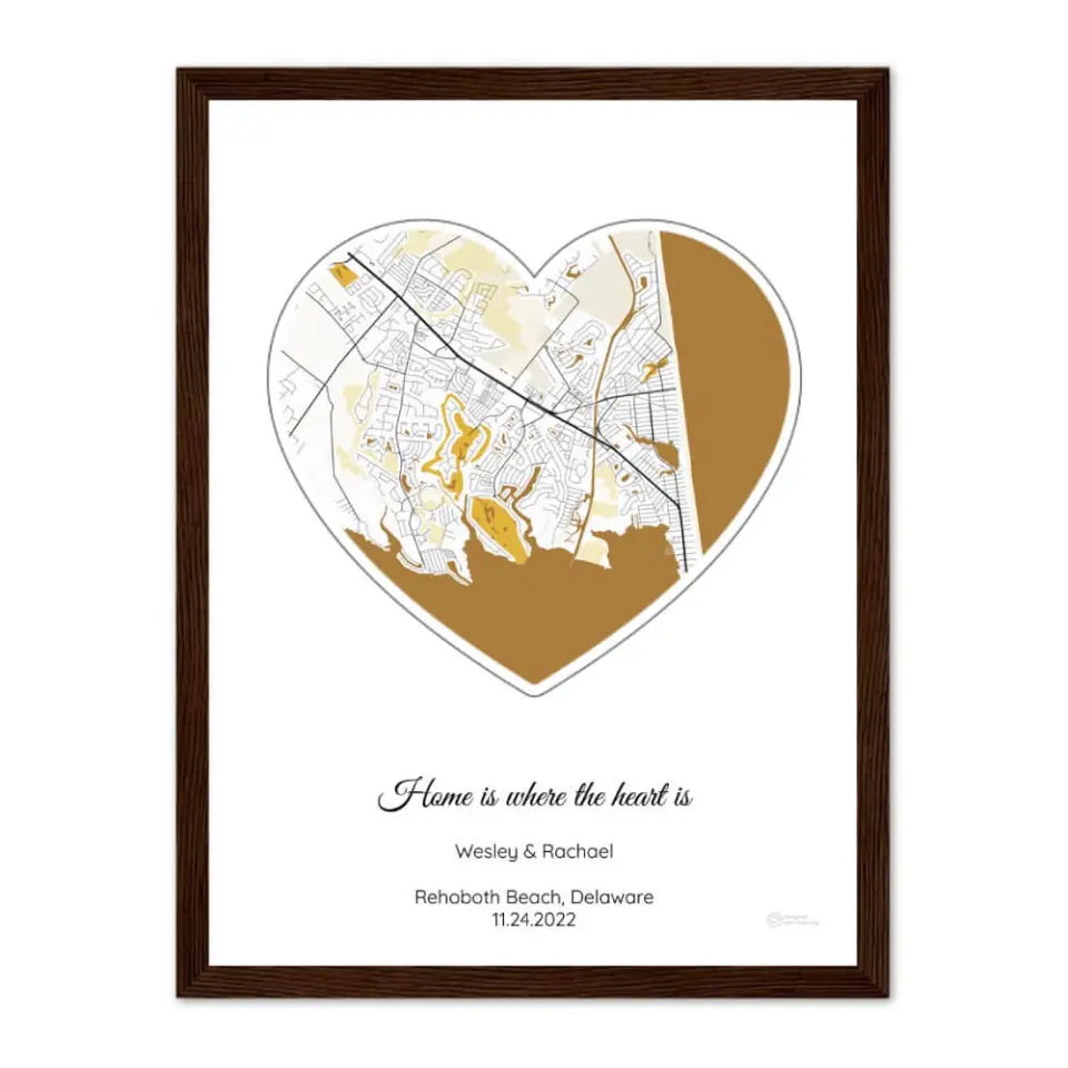 Personalized Thanksgiving Gift - Choose Star Map, Street Map, or Your Photo