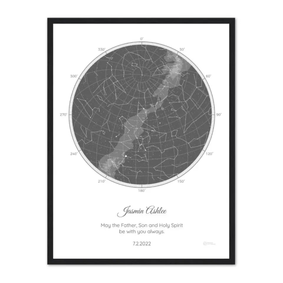 Personalized Confirmation Gift - Choose Star Map, Street Map, or Your Photo